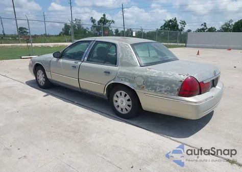 2004 Mercury Grand Marquis Ls из США, поврежденный, VIN 2MEFM75WX4X607033